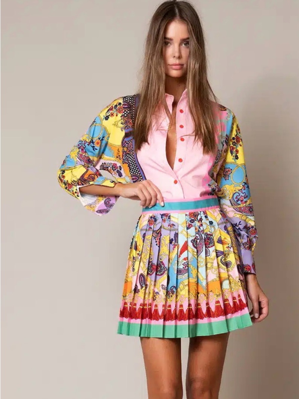 ZCRAVE NOLITA BLOUSE & SKIRT SET